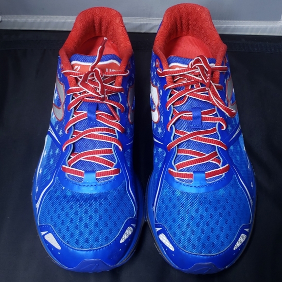 Newton Fate II BORN IN THE USA Men Sz 7.5-Wom. Sz 9 Red White And Blue - Picture 3 of 9